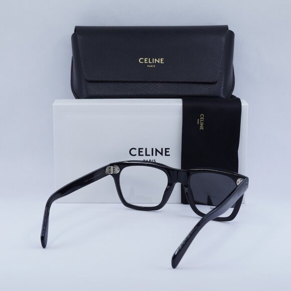 Final Price! Celine CL50119I 001 Shiny Black Eyeglasses 52mm - Picture 11 of 11
